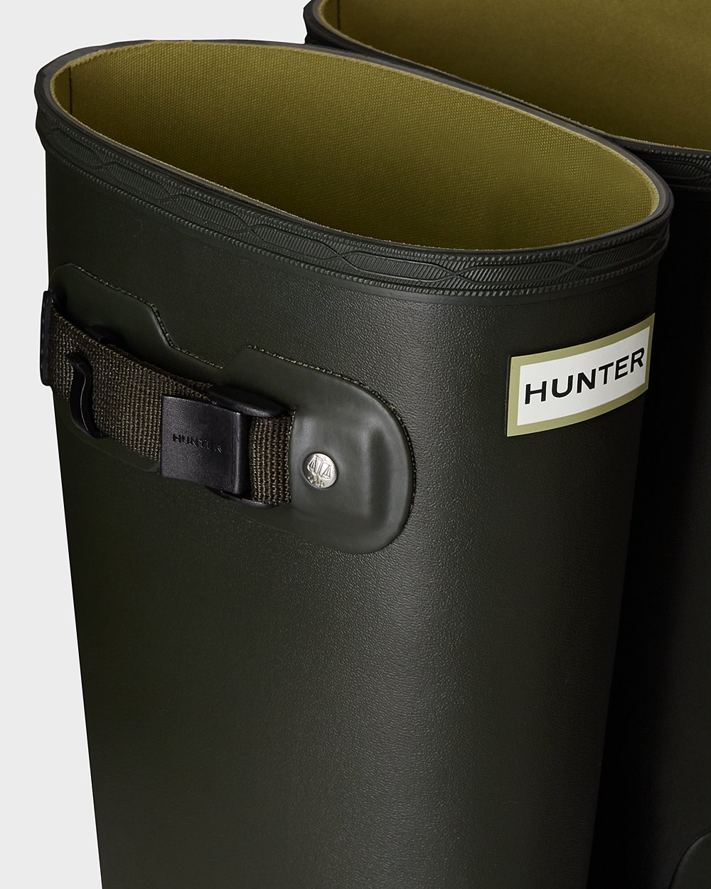 Galochas Largas Hunter Feminina Verde Escuro Oliva - Huntress Leg - 76NLGTZFI